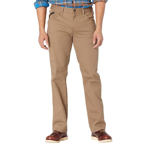 Ariat Rebar M7 Slim Pants Khaki Made Tough Straight Leg Sz 42 x 36 Men's - Picture 1 of 10